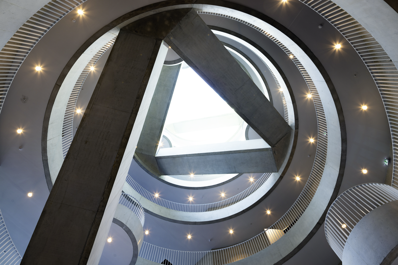 Ventilation system at Credit Agricol in Villejuif in France. Photo copyright by SO DUPONTRENOUX