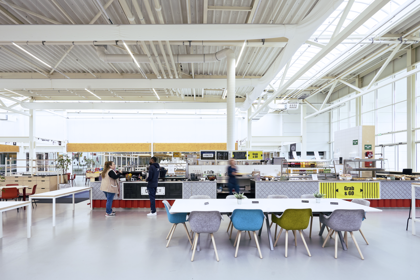 View of the inside of Brainport Industries Campus in Netherlands 
